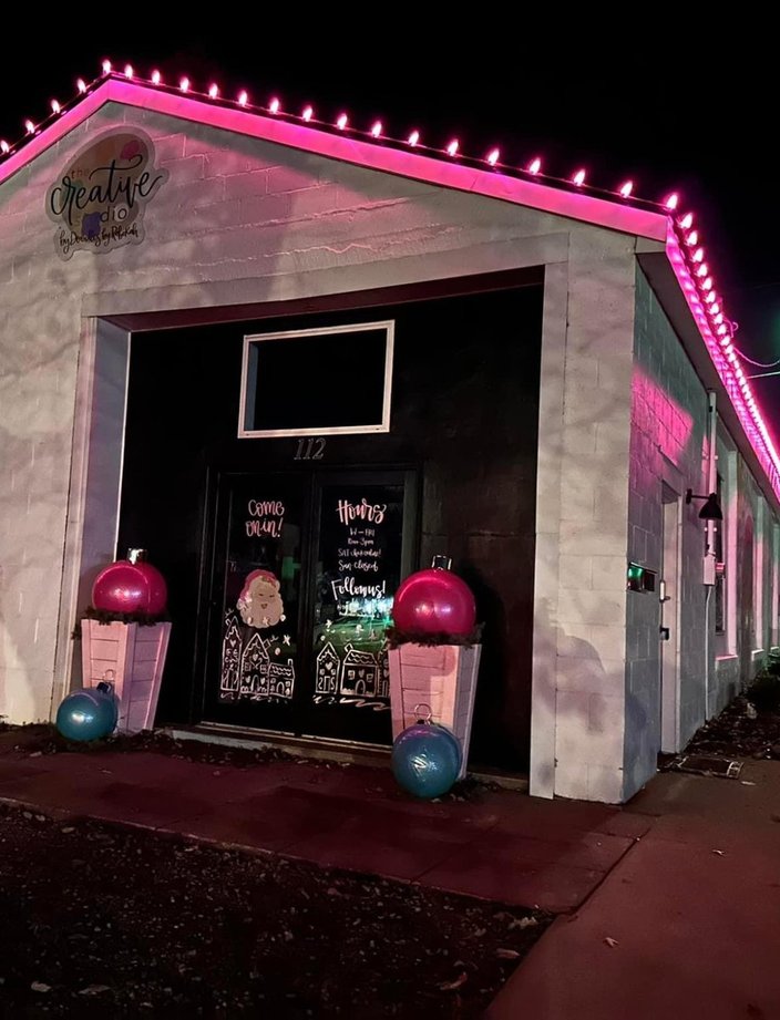 commercial christmas light installation