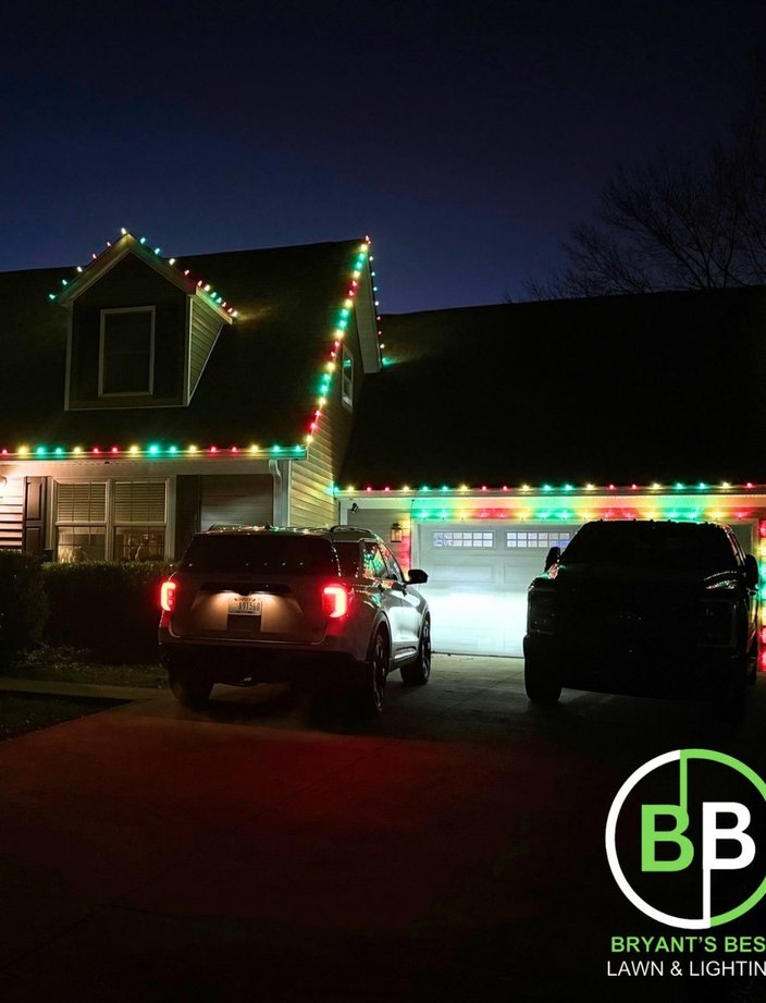 red green christmas lights cape cod home