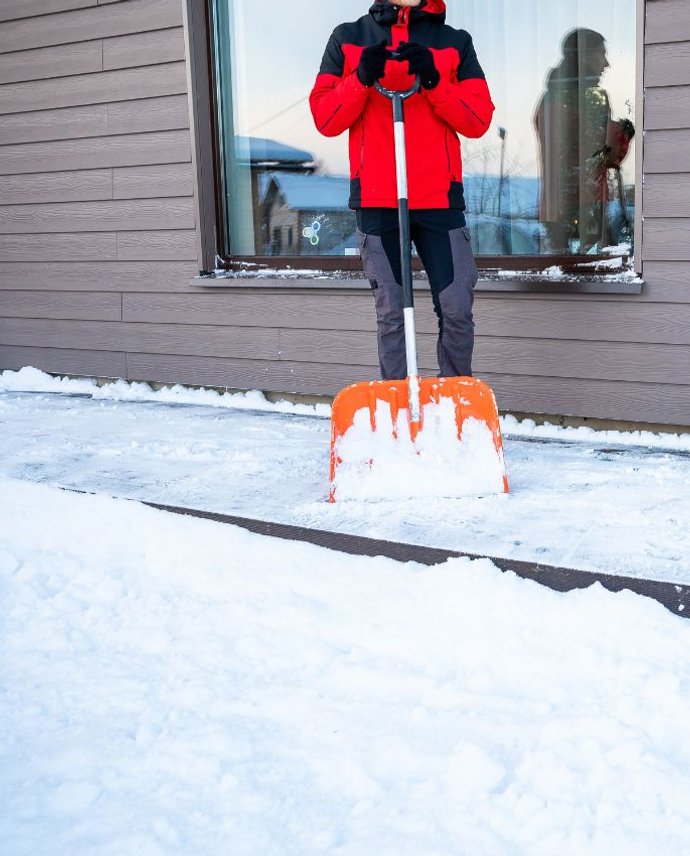 walkway and steps snow removal Louisville Kentucky